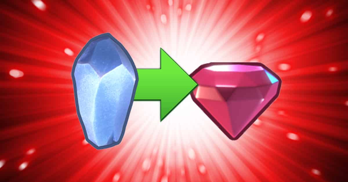 Pro-crystal to gem conversion