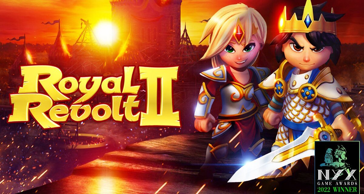 Royal Revolt 2 Grand Winner of the 2022 NYX Game Awards