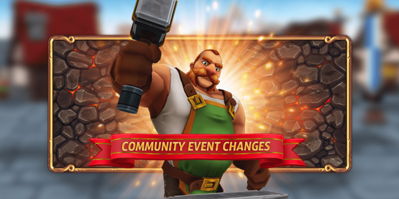 Community Event Changes 