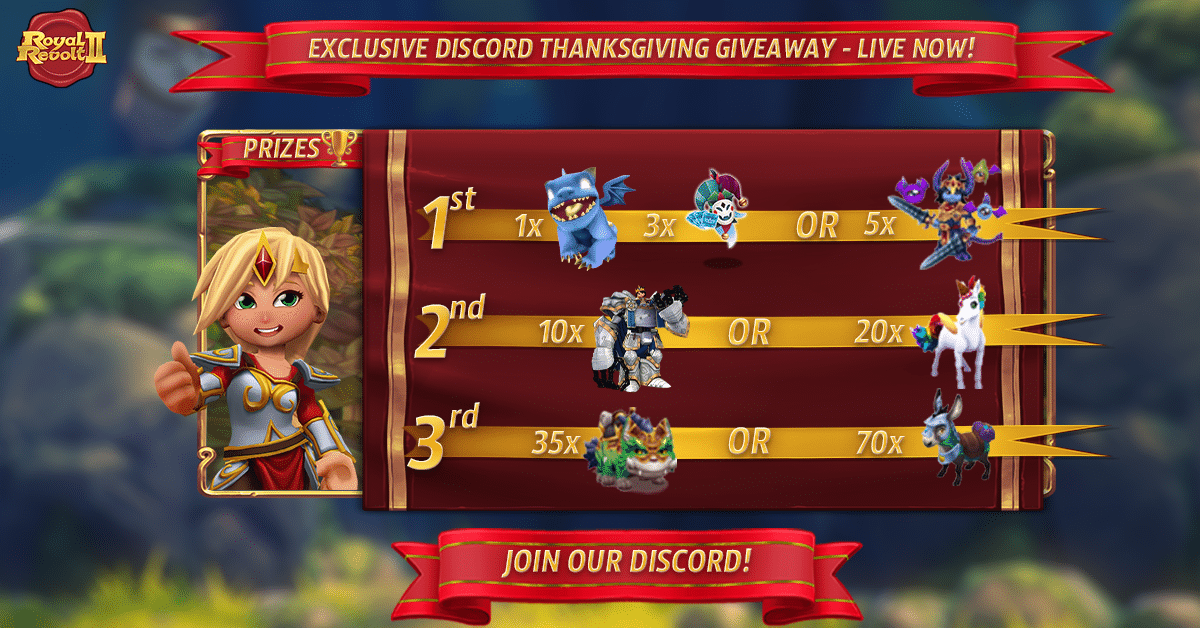 Exclusive Discord Thanksgving Giveaway