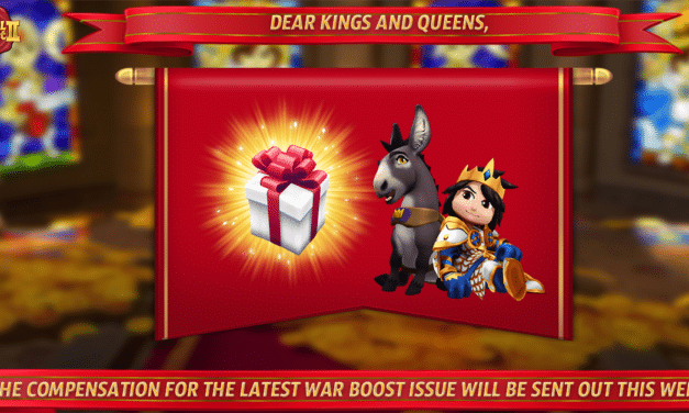 WAR BOOST – COMPENSATION ANNOUNCEMENT